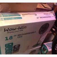 Wow-Win 18inches Remote Control Rechargeable Fan