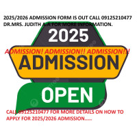 Department of Nursing, University of Ibadan (2025/2026) (Nursing)(Admission Form) is out