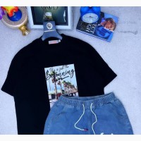 Louis Vuitton Men#039;s Stock Round Neck Up and Down Shirts