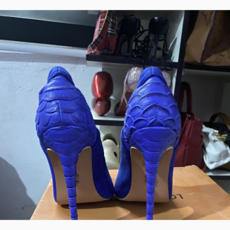 Lost Ink Blue High Heels