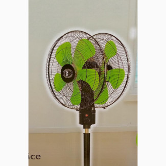 Double Heads Stand Fan SUPER VISION