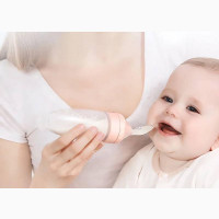 Baby Feeding Spoon Bottle Silicone