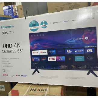 2023 Hisense 55 Inches Smart TV With Free Wall Bracket