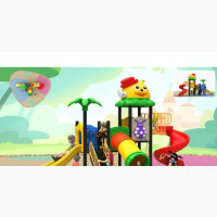 Kids Playhouse With Tunnel and Slides