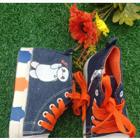 High Quality Boys Stock High Top Sneakers