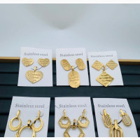 Non Tarnished Stainless Steel Earring and Pendant Sets