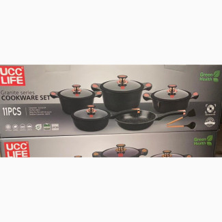 11pcs Granite Series Cookware Set Pot
