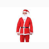 Disposable Christmas Adult Santa Claus Costume Cosplay Suit
