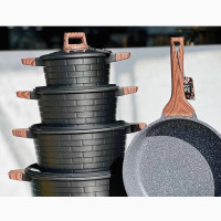 UCC Life Granite Coating Kitchen Cookware Pot Set