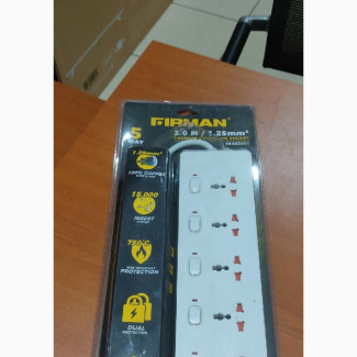 Original Firman 5way 3.0m/ 1.25mm Premium Extension Socket