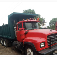 Red and Green RD Mack Tipper