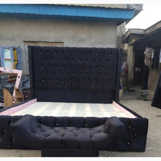 6by6 Padded Bedframe - Home Interiors