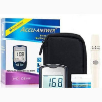 Omron M1 Basic BP Monitor + Accu Answer Glucometer