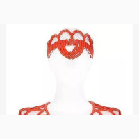 Edo Traditional Coral Beads Set for Girls- Crown and Blouse
