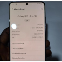New Samsung Galaxy S20 Ultra 5G 128 GB Gray