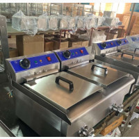 Linkrich Electric Double Bowl Deep Fryer