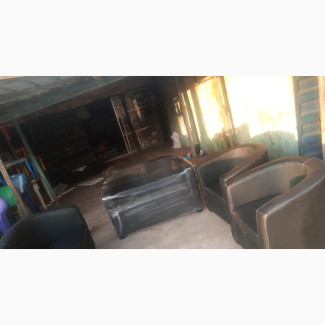 Complete Set of Leather Chairs
