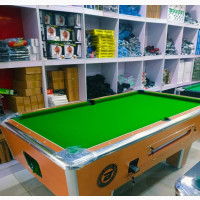 7ft British Foreign Mable and Coin Snooker Table