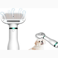 Pet Grooming Hair Dryer With Slicker Brush