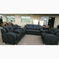 7 Seater Leather Sofa Set