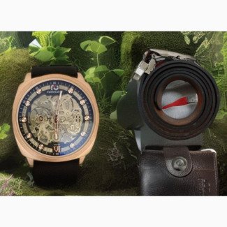 Forcast Wristwatch BLACK With a Free GIFT