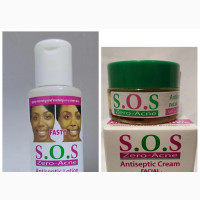 SOS Antiseptic Facial Cleanser and Cream (Zero Acne)