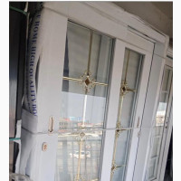 5ft by 7ft Slide Transparent Glass Door