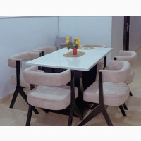 Turkish Marble 6 Seater Dinning Table - Home Interiors