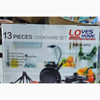 13 Pieces Cookware Set