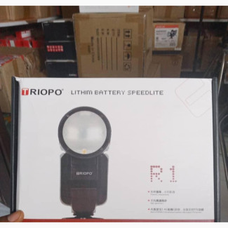 Triopo R1 Round Head Camera Flash Speedlite for Canon Nikon - Brand New