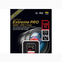 Sandisk 128GB Extreme Pro Memory Card for Camera (170mb/S)