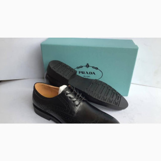 Prada Leather Brogue Shoe