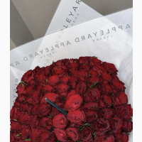 Red Roses Wrapped