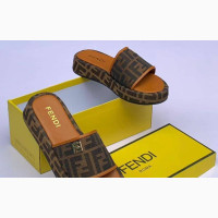 Trendy Stock Slippers for Ladies - Fendi Brand
