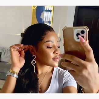 Stunning Silvery Gold Spiral Earrings for Women