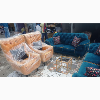 Emerald Green Gerald Chester Sofa With Armchair Sofa