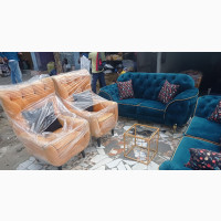 Emerald Green Gerald Chester Sofa With Armchair Sofa