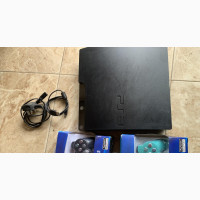 PS3 Slim + 2 Controllers + 6 Games - 250GB Space - Used