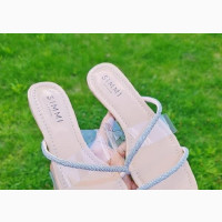 Embellished Cross Strap Sandal