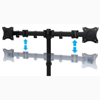 KRIËGER KL2327B • Dual Monitor Mount Arm Monitor Stand