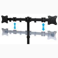 KRIËGER KL2327B • Dual Monitor Mount Arm Monitor Stand