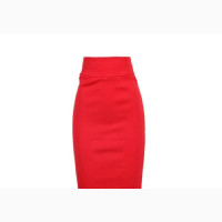 Cute Red Plain Skirt