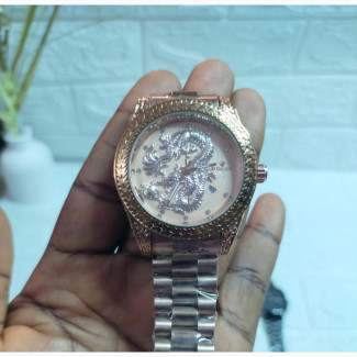Rose Gold Rolex Wristwatch for Men