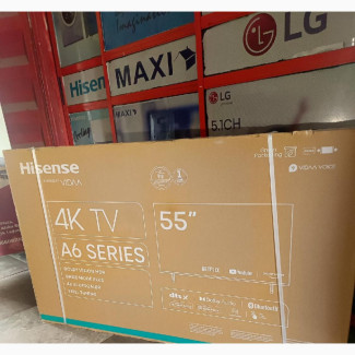 Brand New Hisense 55 Smart Uhd Tv- Frameless, Bluetooth