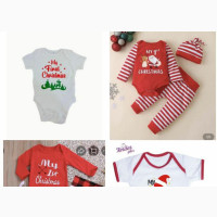 My First Christmas My 1st Christmas Children Outfit