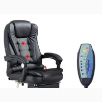 Executive Chair With Massaging Back and Foot Rest