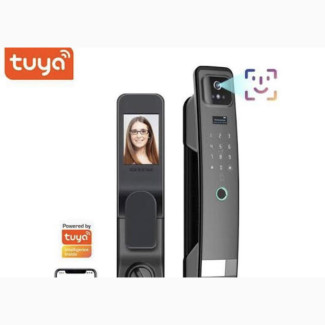 Smart Door Lock 3D Face Recognition With Camera Waterproof