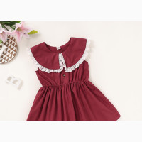Trendy Red Beautiful Baby Girl Gown 2-3years