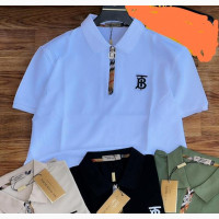 Burberry Collar Neck Polos - High Quality and Stylish