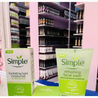 Simple 3 in 1 Set Hydrating Moist, Vital Cream, Wash